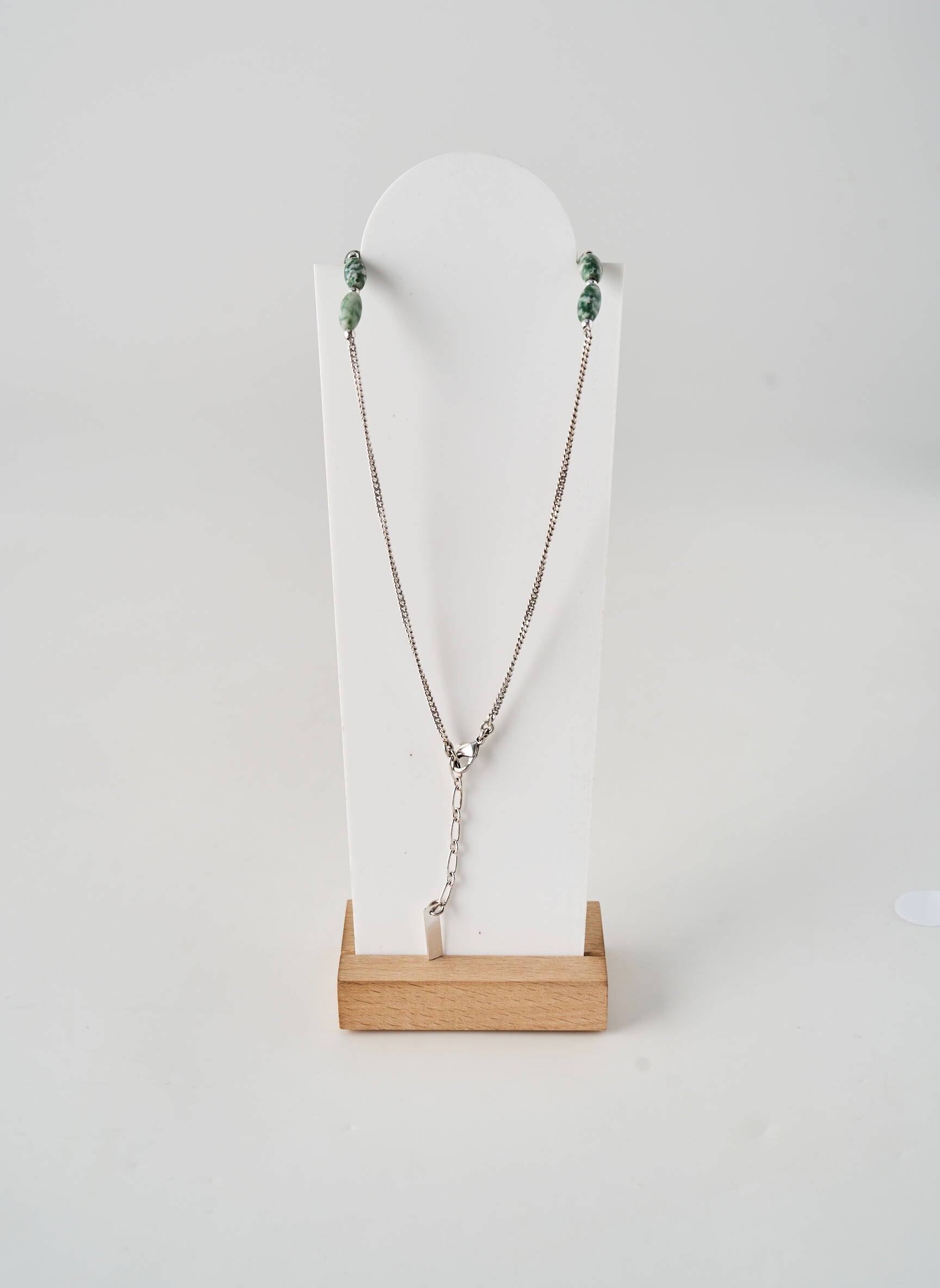 Colier ornament cu mărgele verde NATURE femeie