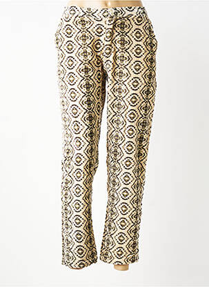 Pantalon 7/8 elasticitate mărime normală bej STORIATIPIC femeie