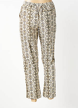Pantalon 7/8 elasticitate mărime normală bej STORIATIPIC femeie