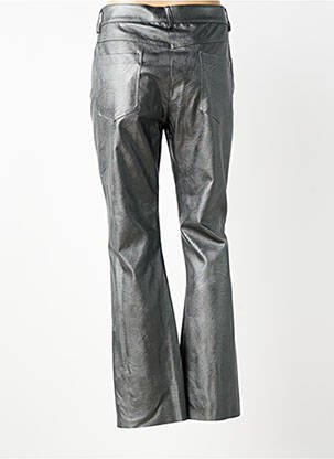 Pantalon evazat elasticitate mărime normală argintiu PLEASE femeie