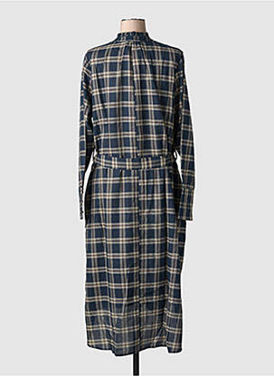Rochie lungă mâneci lungi mâneci lungi albastru RHUM RAISIN femeie