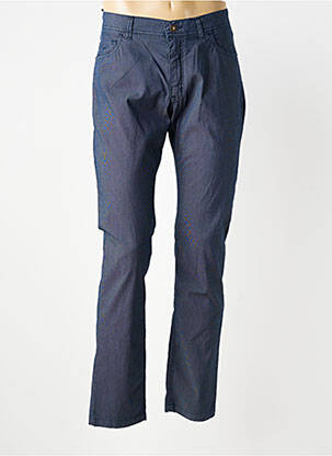 Pantalon slim țesătură melanj mărime normală albastru CARLOS CORDOBA bărbat