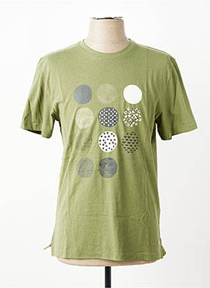 Tricou croială dreaptă mâneci scurte verde WHITE STUFF homme