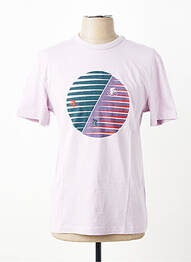 Tricou croială dreaptă mâneci scurte violet WHITE STUFF homme