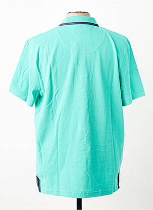 Polo croială dreaptă mâneci scurte verde HARPER&FLINT homme