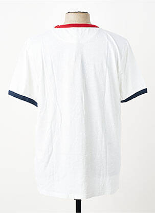 Tricou croială dreaptă mâneci scurte alb LE VIEUX GAULOIS bărbat