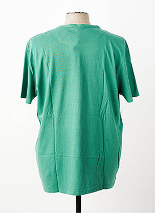 Tricou croială dreaptă mâneci scurte verde POU NOU bărbat
