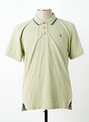 Polo croială dreaptă mâneci scurte verde HARPER&FLINT bărbat