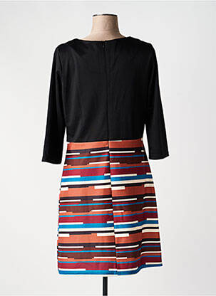 Rochie midi mâneci lungi mâneci lungi negru PLURIELLES femeie