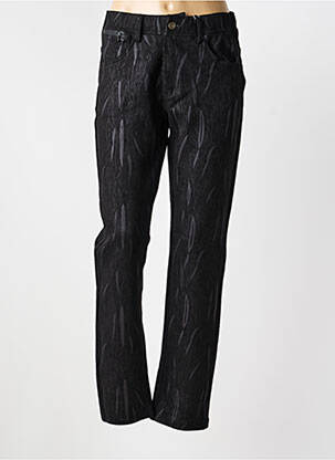 Pantalon drept elasticitate mărime normală negru GEVANA femeie