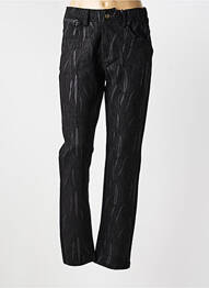 Pantalon drept elasticitate mărime normală negru GEVANA femme