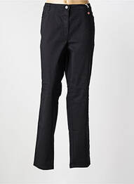Pantalon drept elasticitate mărime normală negru TONI femme