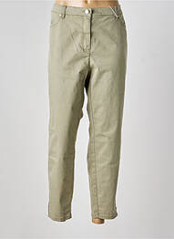 Pantalon drept elasticitate mărime normală verde TONI femme