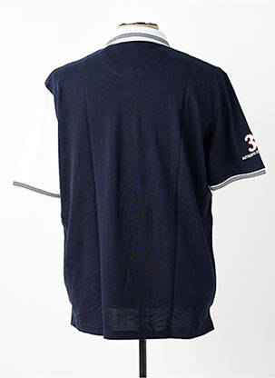 Polo elasticitate mâneci scurte albastru CAP 10 TEN homme