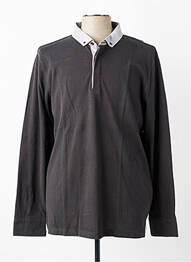 Polo mâneci lungi mâneci lungi gri DELAHAYE homme