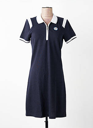 Rochie midi mâneci scurte mâneci scurte albastru DELAHAYE femeie