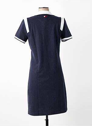Rochie midi mâneci scurte mâneci scurte albastru DELAHAYE femeie