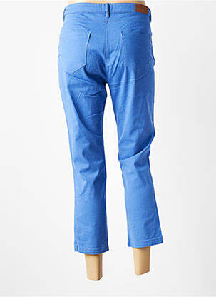 Pantalon trei sferturi elasticitate mărime normală albastru C'EST BEAU LA VIE femeie
