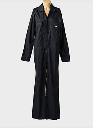 Salopetă-pantalon guler de bluză mâneci lungi negru DIXIE femeie