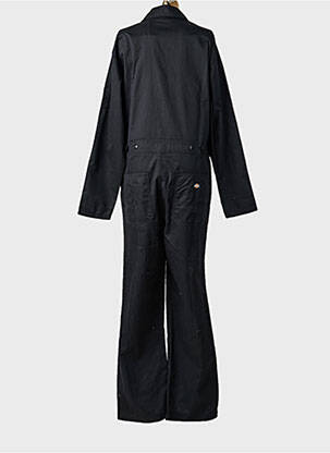 Salopetă-pantalon guler de bluză mâneci lungi negru DIXIE femeie