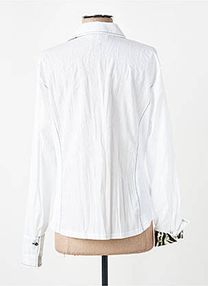 Cămașă croială cambrată mâneci lungi alb JUST WHITE femeie