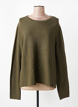 Pulover croială dreaptă mâneci lungi verde CAMEL ACTIVE femeie