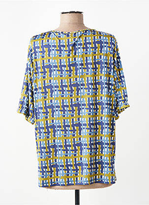 Top mâneci scurte mâneci scurte albastru WNT COLLECTION femeie