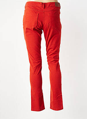 Pantalon slim elasticitate mărime normală portocalie ELLE EST OU LA MER femeie