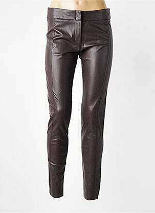 Pantalon slim elasticitate mărime normală maro ZERRES femeie