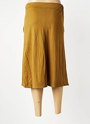 Fustă midi elasticitate verde WNT COLLECTION femeie