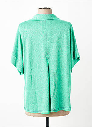 Polo croială dreaptă mâneci scurte verde ESCORPION femme