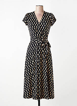 Rochie midi fără mâneci fără mâneci negru JOSEPH RIBKOFF femeie