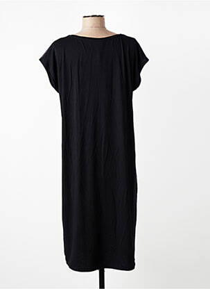 Rochie midi croială fluidă mâneci scurte negru ESCORPION femeie