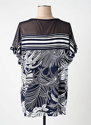 Tricou croială dreaptă mâneci scurte albastru JOSEPH RIBKOFF femme