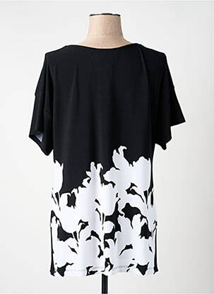 Tricou croială dreaptă mâneci scurte negru JOSEPH RIBKOFF femme