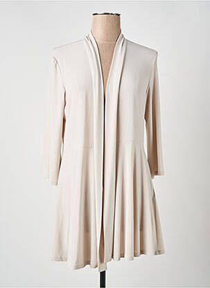 Vestă cu mâneci lungi guler șal bej JOSEPH RIBKOFF femeie