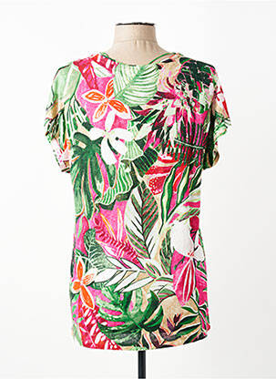 Tricou croială cambrată mâneci scurte verde GERRY WEBER femeie