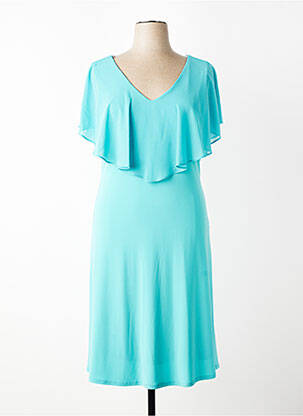 Rochie midi croială fluidă mâneci scurte albastru JOSEPH RIBKOFF femeie