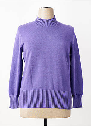 Pulover elasticitate mâneci lungi violet FRANK WALDER femeie