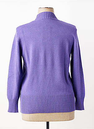 Pulover elasticitate mâneci lungi violet FRANK WALDER femeie