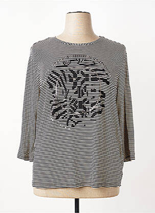 Tricou mâneci 3/4 mâneci 3/4 negru FRANK WALDER femeie