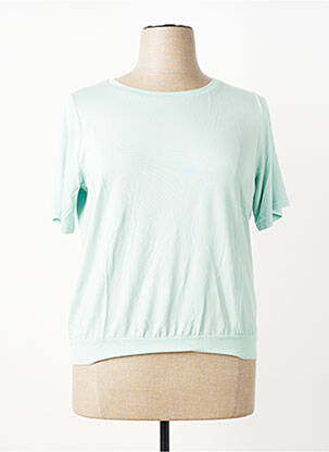 Tricou elasticitate mâneci scurte verde FRANK WALDER femme