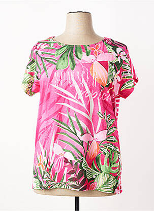 Tricou elasticitate mâneci scurte roz GERRY WEBER femme