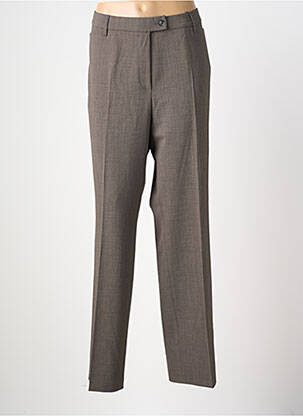 Pantalon drept talie cu cleme gri ATELIER GARDEUR femeie