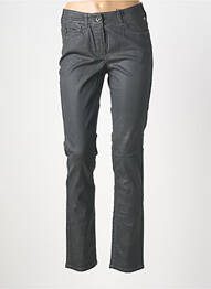 Pantalon slim țesătură acoperită gri ATELIER GARDEUR femme
