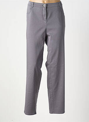 Pantalon drept elasticitate mărime normală gri FRANK WALDER femeie