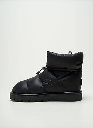 Botine/ghete vârf rotund toc plat până la 3 cm negru FLUFIÉ femeie