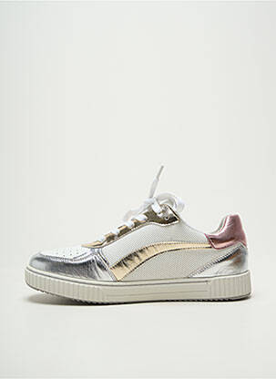 Adidași țesătură satinată toc plat până la 3 cm argintiu REDSKINS femeie