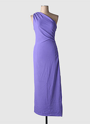 Rochie lungă fără mâneci fără mâneci violet LAUREN VIDAL femeie