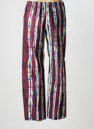 Pantalon 7/8 țesătură poplin mărime normală violet LAUREN VIDAL femeie